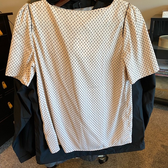 NWOT Pink and Black Blouse - Picture 2 of 3